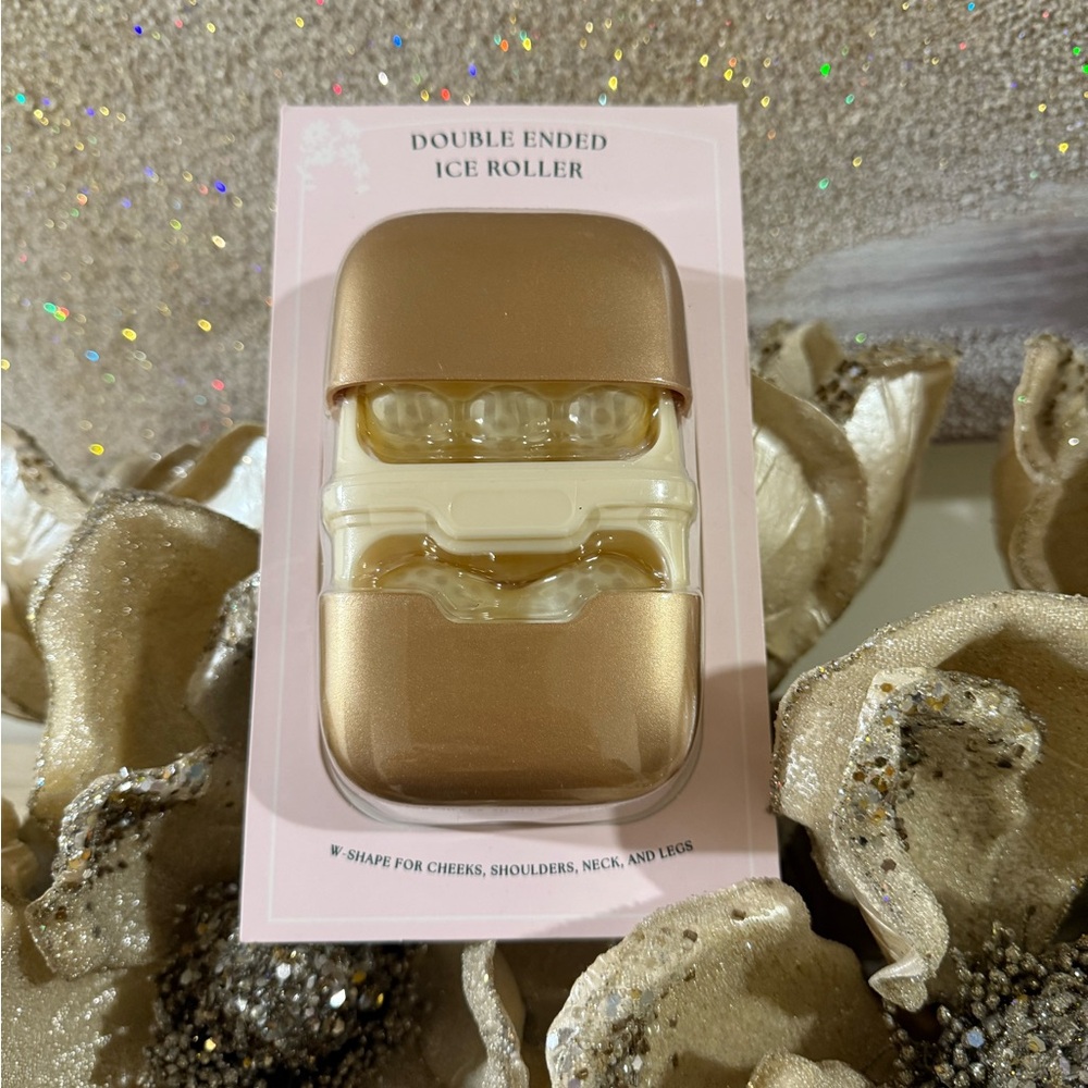 Double Ended Ice Roller - Gold